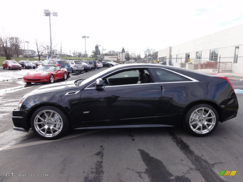 Black Diamond Tricoat 2012 Cadillac CTS -V Coupe Exterior Photo #58989572