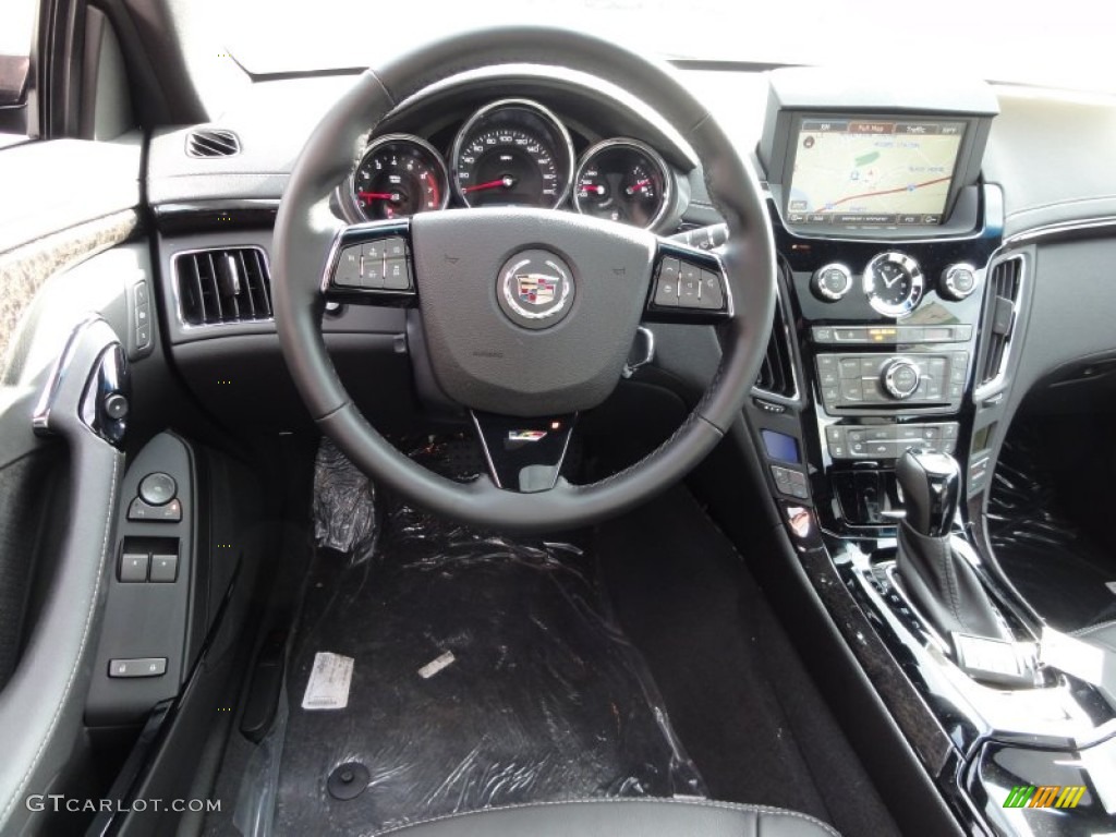2012 Cadillac CTS -V Coupe Ebony/Ebony Dashboard Photo #58989652