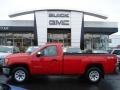 2009 Fire Red GMC Sierra 1500 Work Truck Regular Cab 4x4  photo #1