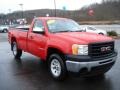 2009 Fire Red GMC Sierra 1500 Work Truck Regular Cab 4x4  photo #4