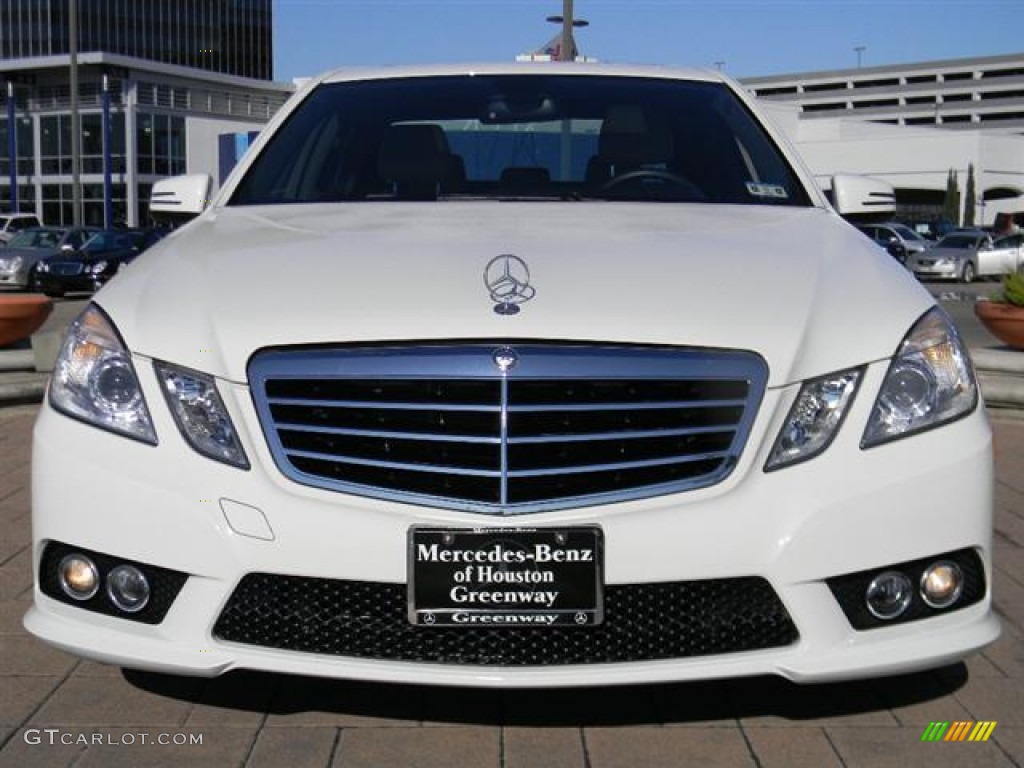 2010 E 350 Sedan - Arctic White / Almond Beige photo #2