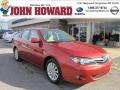 Paprika Red Pearl 2010 Subaru Impreza 2.5i Premium Sedan