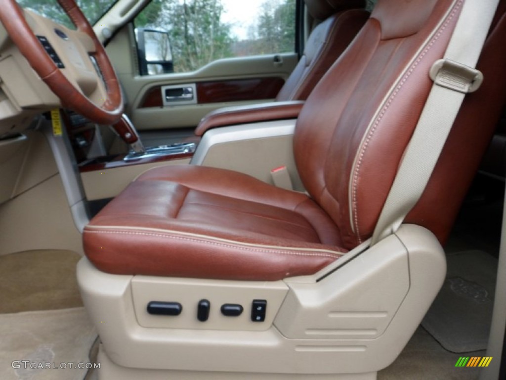 2010 F150 King Ranch SuperCrew 4x4 - Royal Red Metallic / Chapparal Leather photo #15