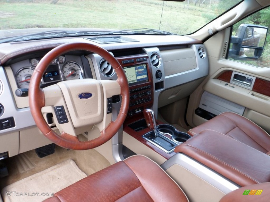 2010 F150 King Ranch SuperCrew 4x4 - Royal Red Metallic / Chapparal Leather photo #16