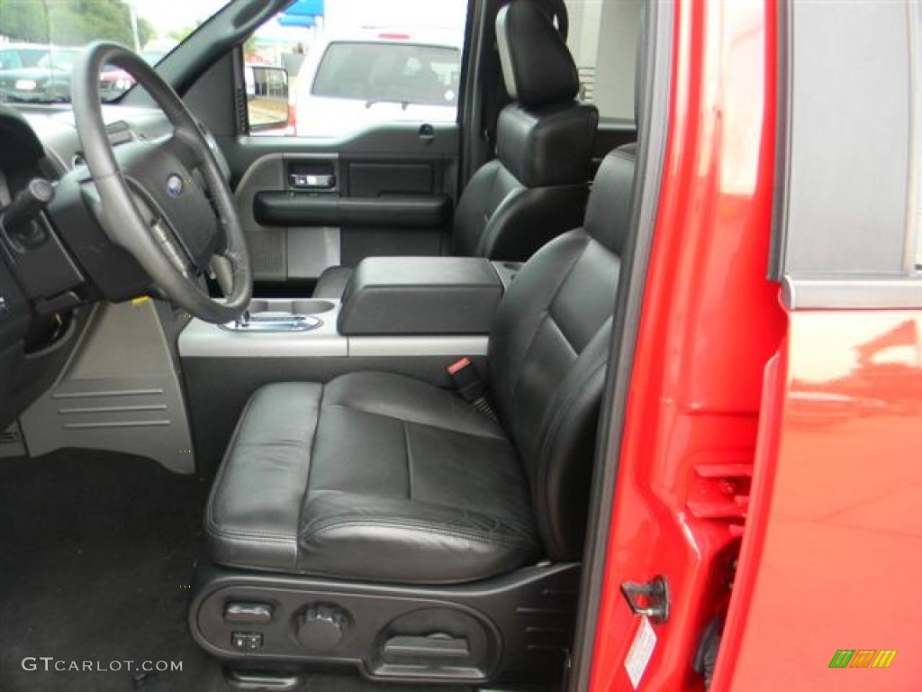 Black Interior 2007 Ford F150 FX4 SuperCrew 4x4 Photo #58993327
