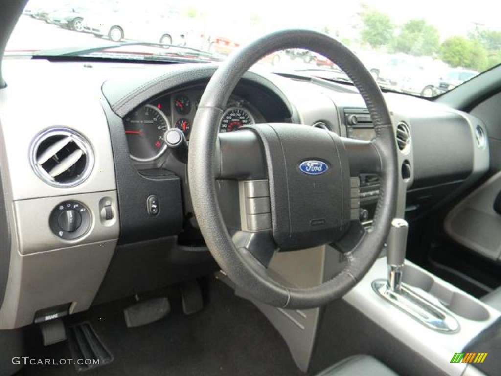 2007 Ford F150 FX4 SuperCrew 4x4 Black Dashboard Photo #58993345