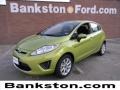 2012 Lime Squeeze Metallic Ford Fiesta SE Hatchback  photo #1