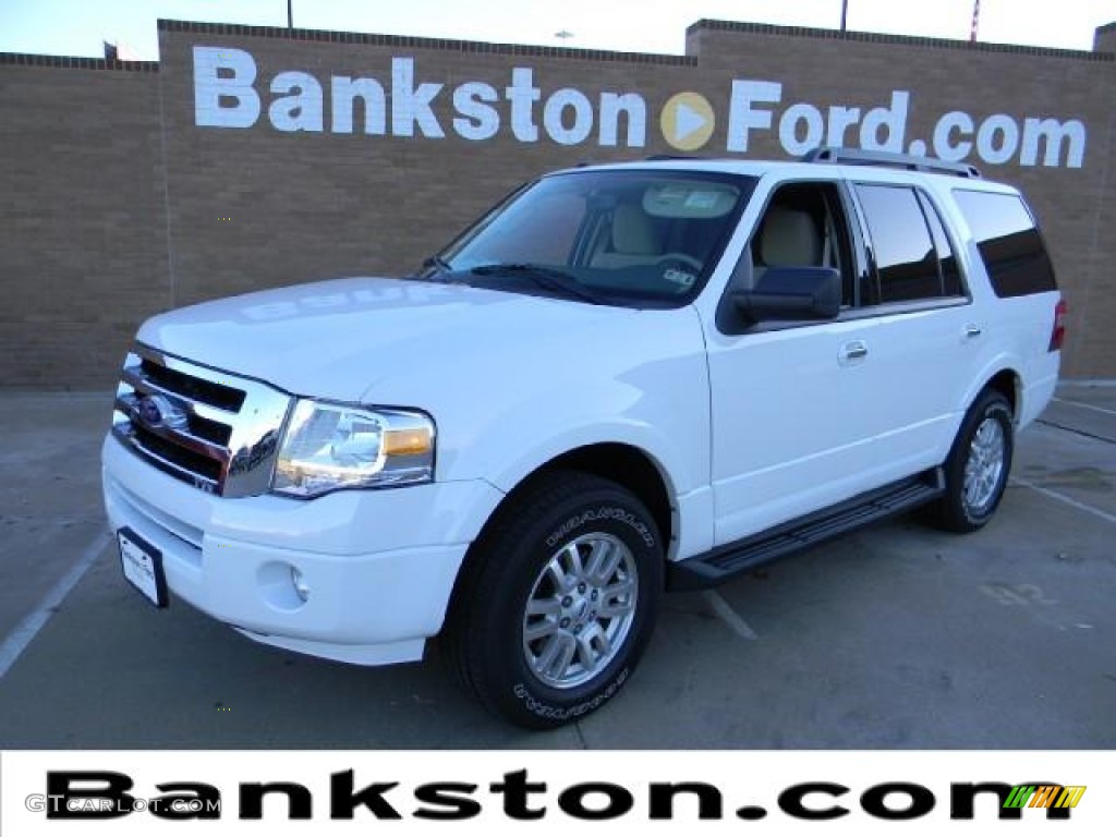 2012 Expedition XLT - Oxford White / Stone photo #1