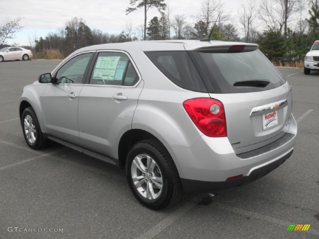 2012 Equinox LS - Silver Ice Metallic / Light Titanium/Jet Black photo #2