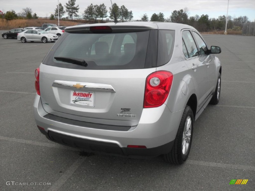 2012 Equinox LS - Silver Ice Metallic / Light Titanium/Jet Black photo #3