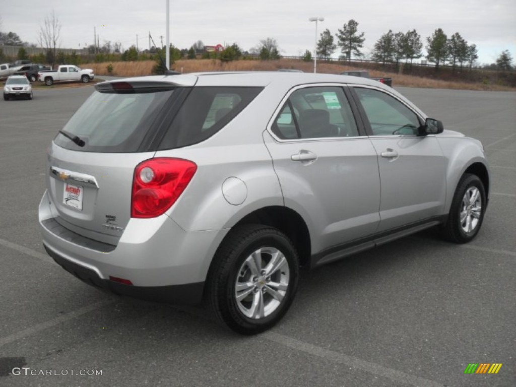 2012 Equinox LS - Silver Ice Metallic / Light Titanium/Jet Black photo #4