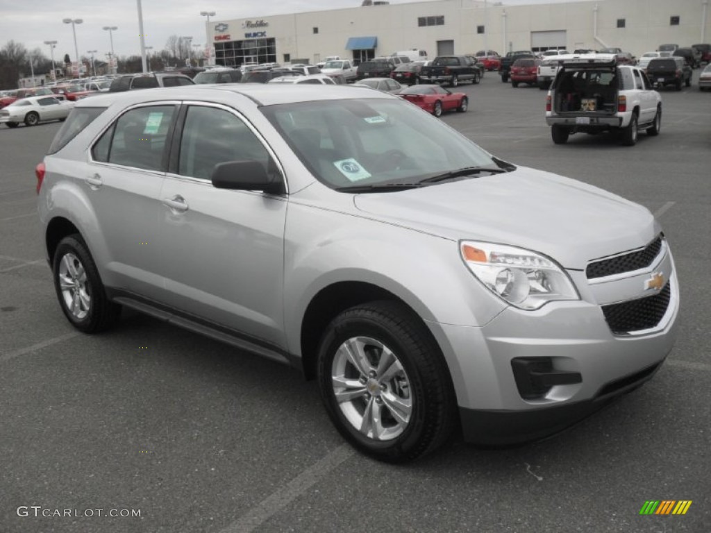 2012 Equinox LS - Silver Ice Metallic / Light Titanium/Jet Black photo #5