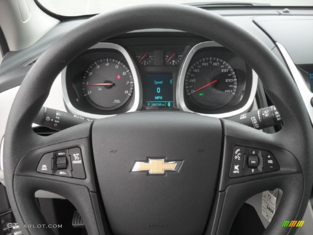 2012 Equinox LS - Silver Ice Metallic / Light Titanium/Jet Black photo #11