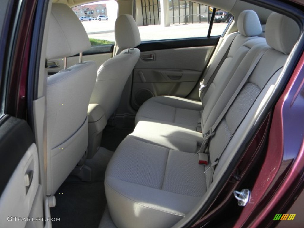 2008 MAZDA3 i Sport Sedan - Phantom Purple Mica / Beige photo #8