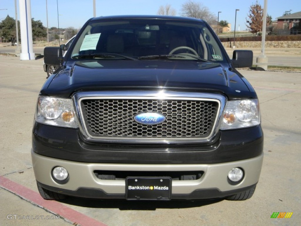 2007 F150 Lariat SuperCrew - Dark Stone Metallic / Tan photo #2