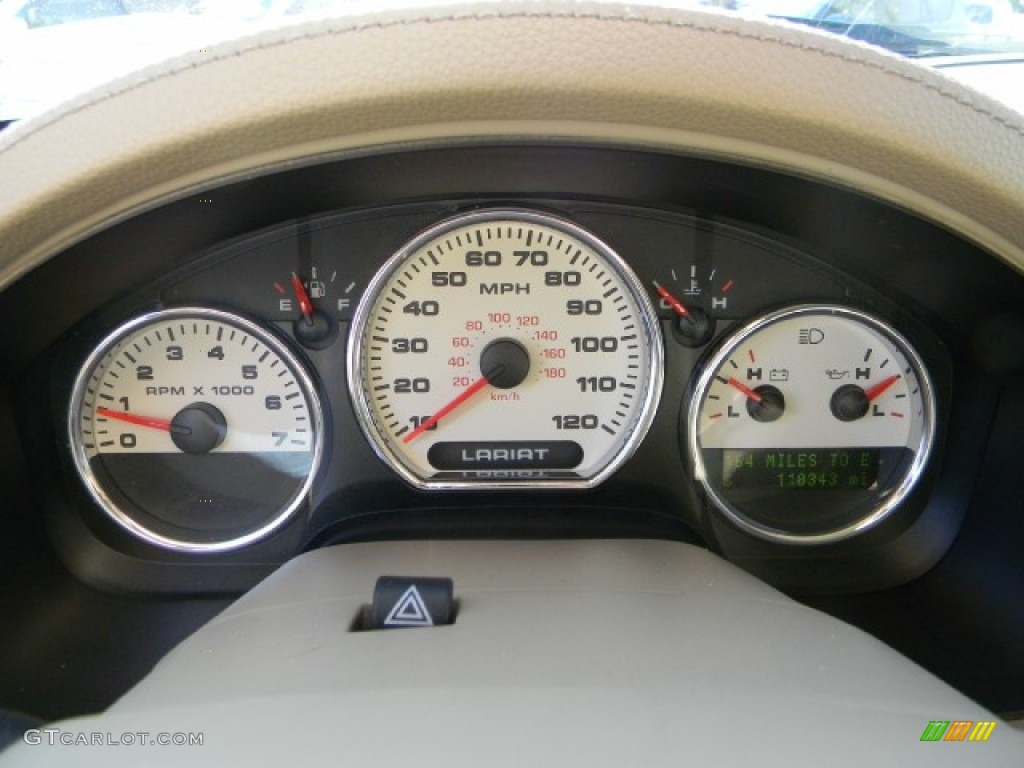 2007 Ford F150 Lariat SuperCrew Gauges Photo #58995019