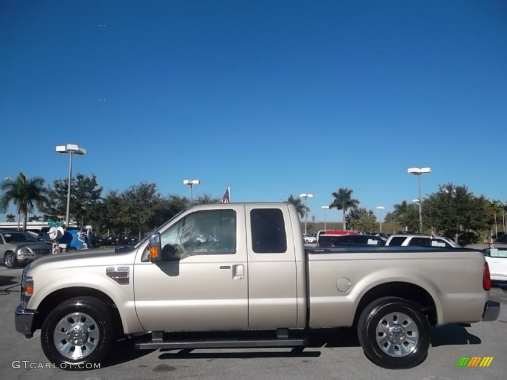 Pueblo Gold Metallic 2010 Ford F250 Super Duty XLT SuperCab Exterior Photo #58995319