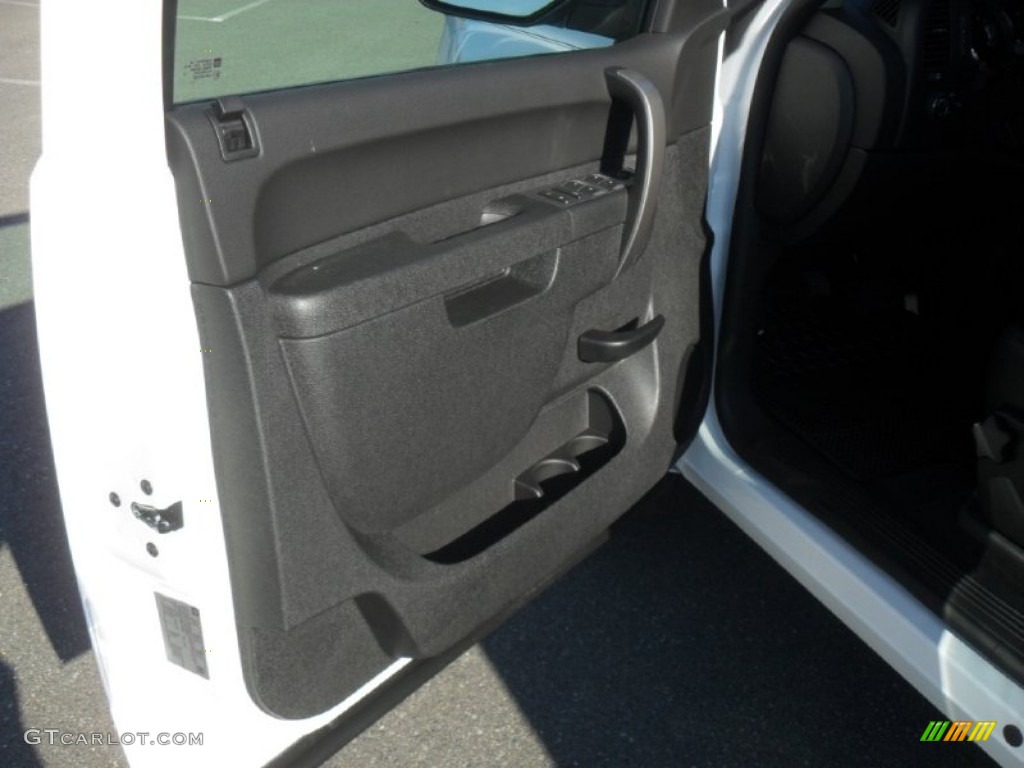2012 Sierra 1500 SLE Crew Cab 4x4 - Summit White / Ebony photo #9