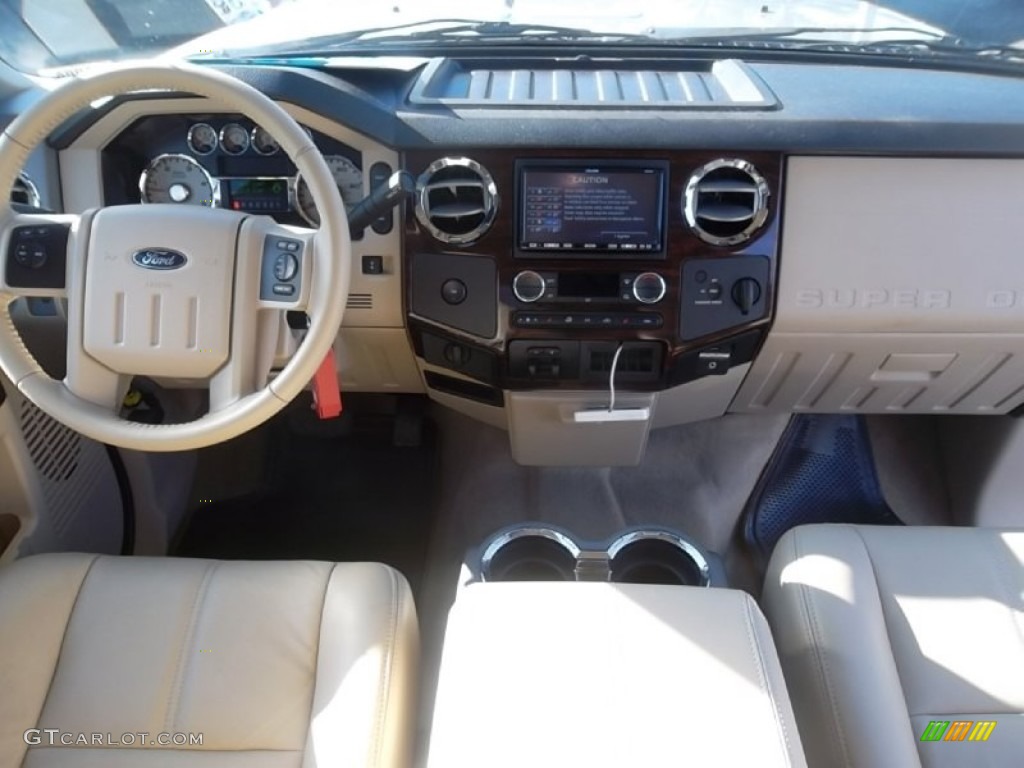 2010 Ford F250 Super Duty XLT SuperCab Camel Dashboard Photo #58995436