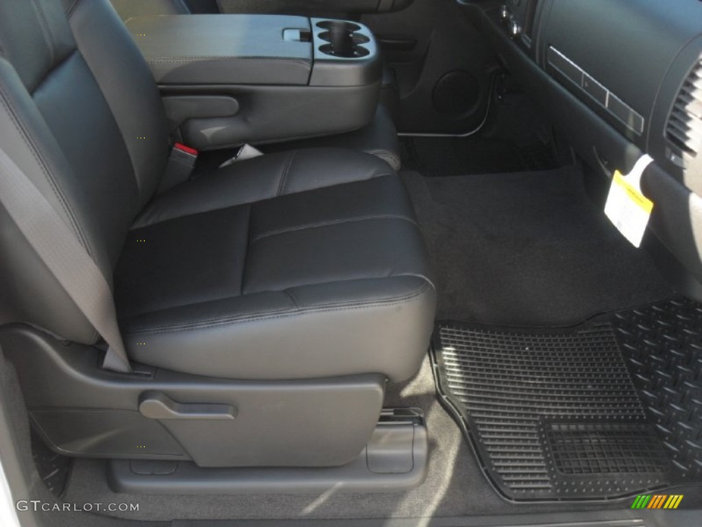 2012 Sierra 1500 SLE Crew Cab 4x4 - Summit White / Ebony photo #19