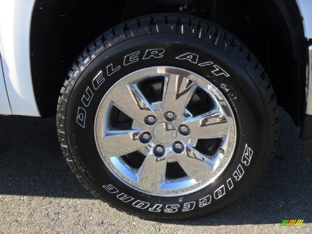 2012 Sierra 1500 SLE Crew Cab 4x4 - Summit White / Ebony photo #23