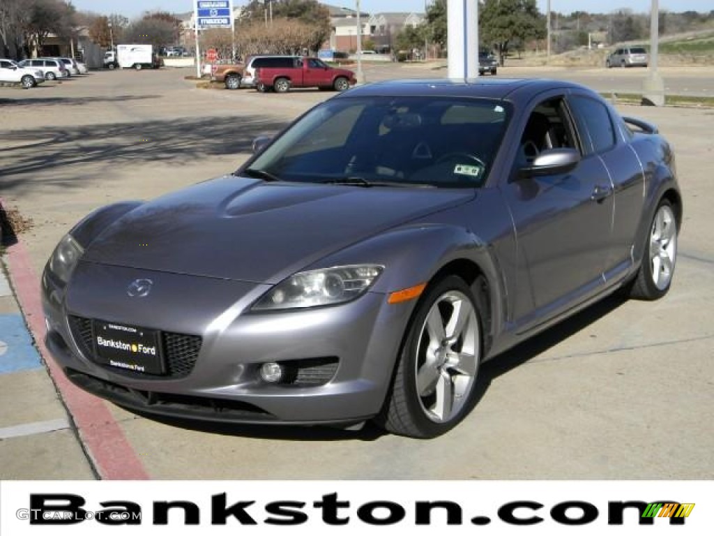 2004 RX-8 Sport - Titanium Gray Metallic / Black photo #1