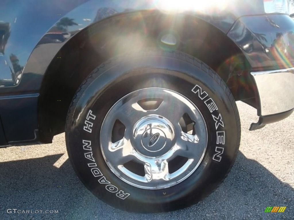 2005 F150 XLT SuperCrew - True Blue Metallic / Medium Flint Grey photo #3