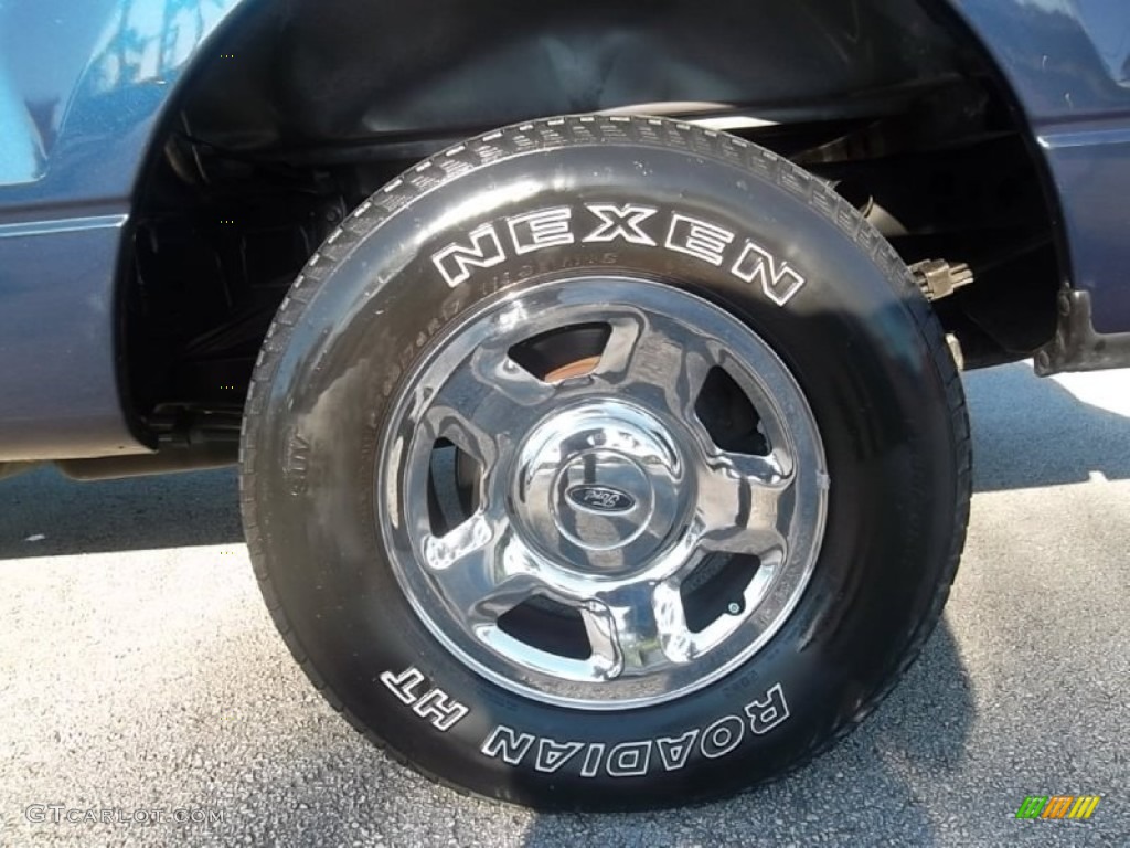 2005 F150 XLT SuperCrew - True Blue Metallic / Medium Flint Grey photo #10
