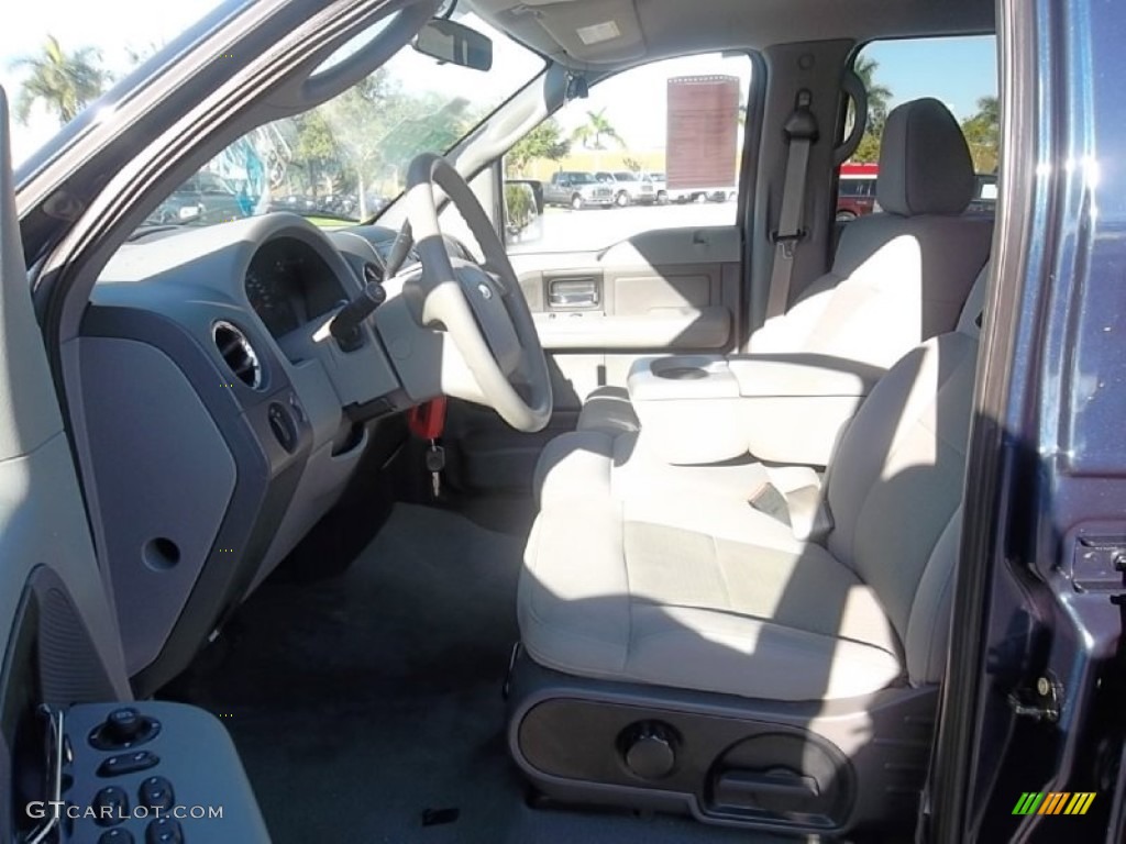 2005 F150 XLT SuperCrew - True Blue Metallic / Medium Flint Grey photo #17