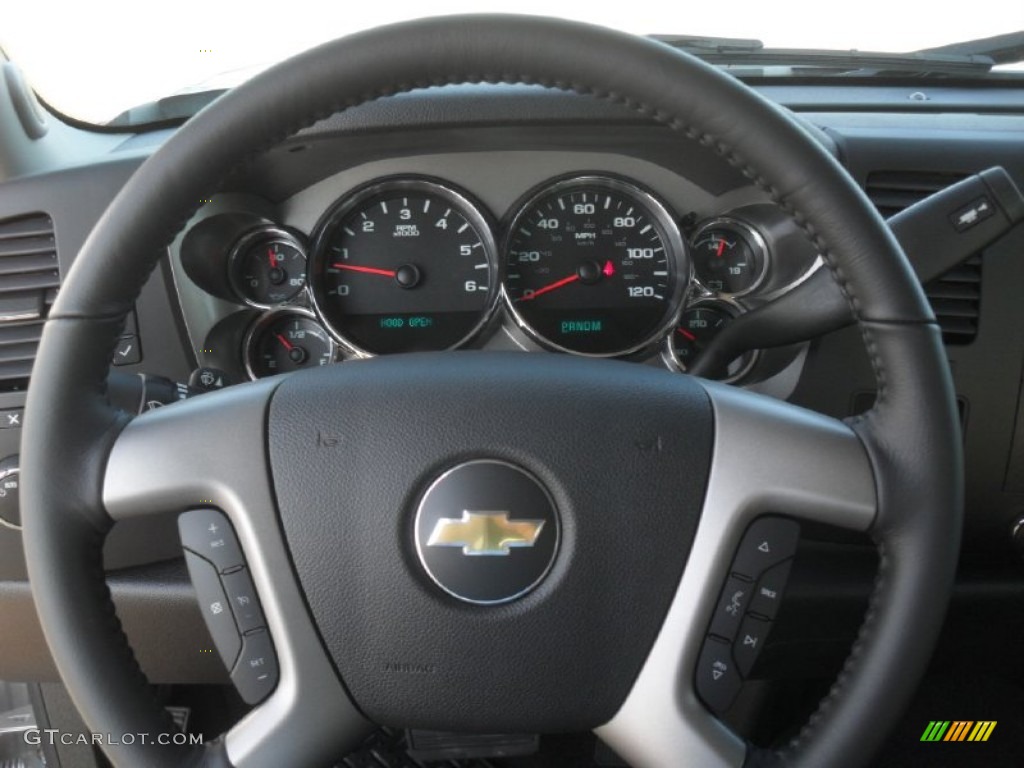 2012 Silverado 1500 LT Crew Cab - Silver Ice Metallic / Ebony photo #11