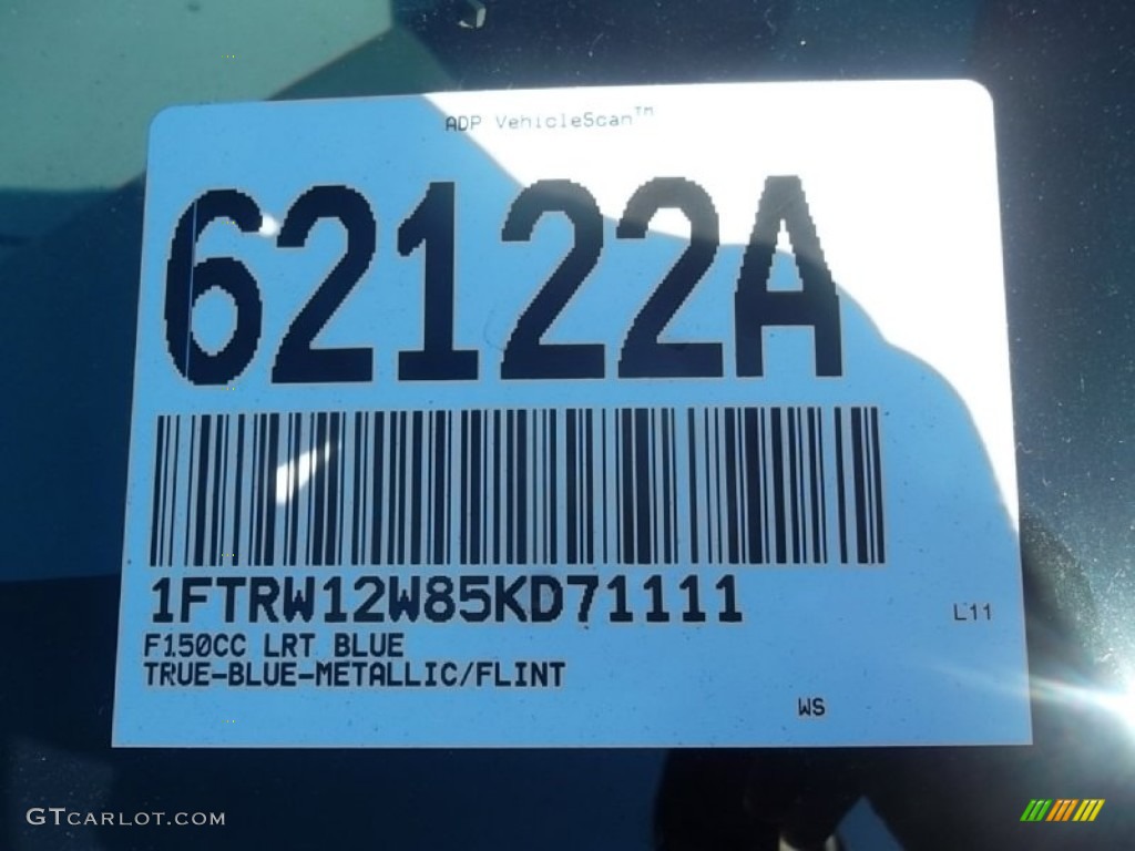 2005 F150 XLT SuperCrew - True Blue Metallic / Medium Flint Grey photo #35