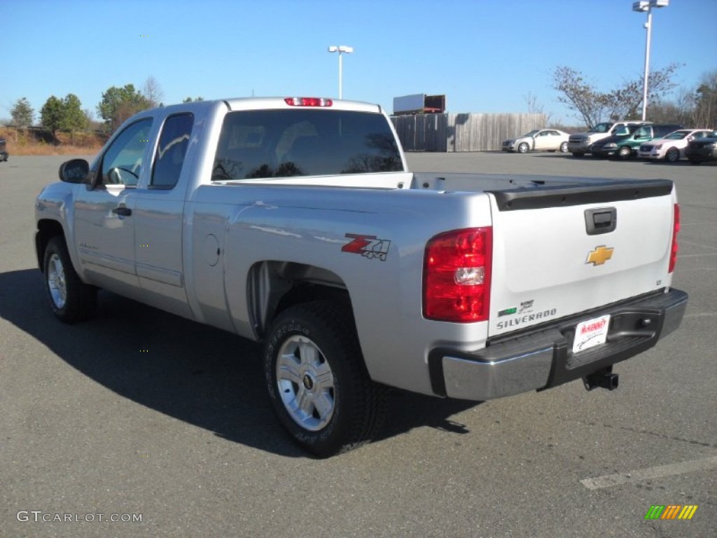 2012 Silverado 1500 LT Extended Cab 4x4 - Silver Ice Metallic / Ebony photo #2