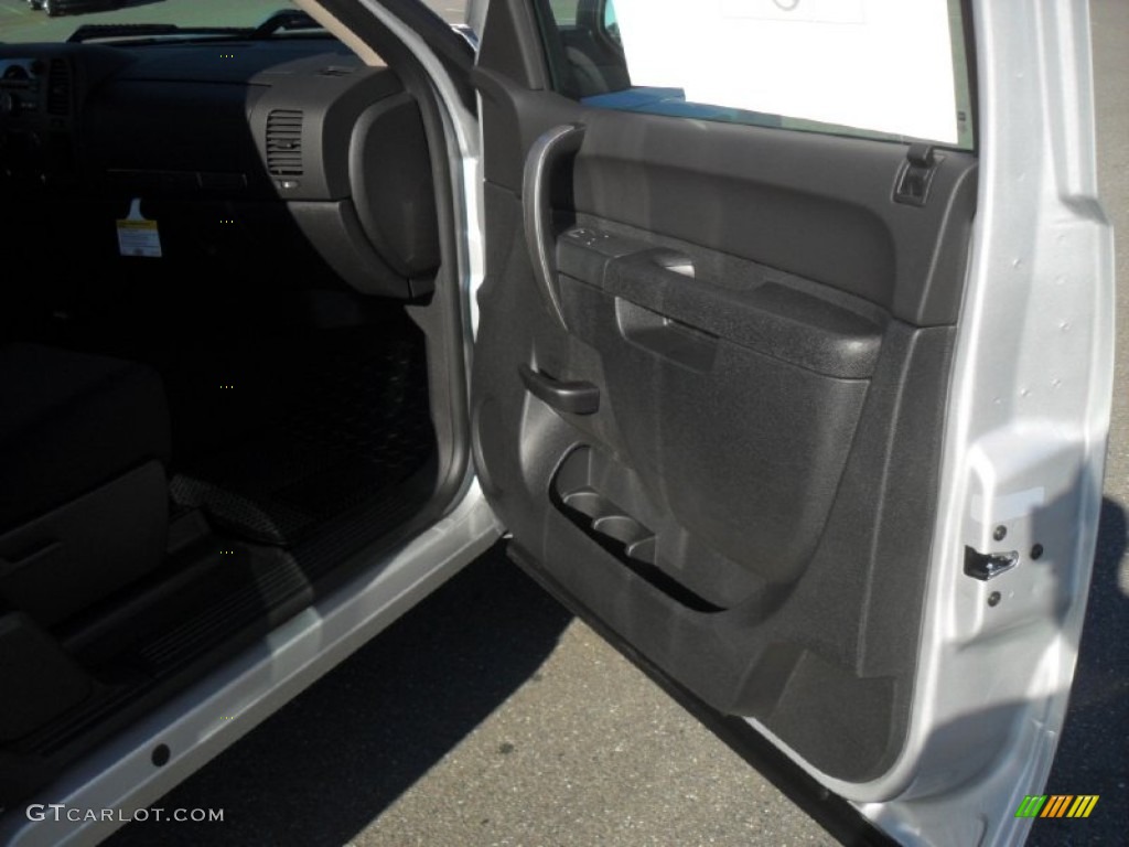 2012 Silverado 1500 LT Extended Cab 4x4 - Silver Ice Metallic / Ebony photo #21