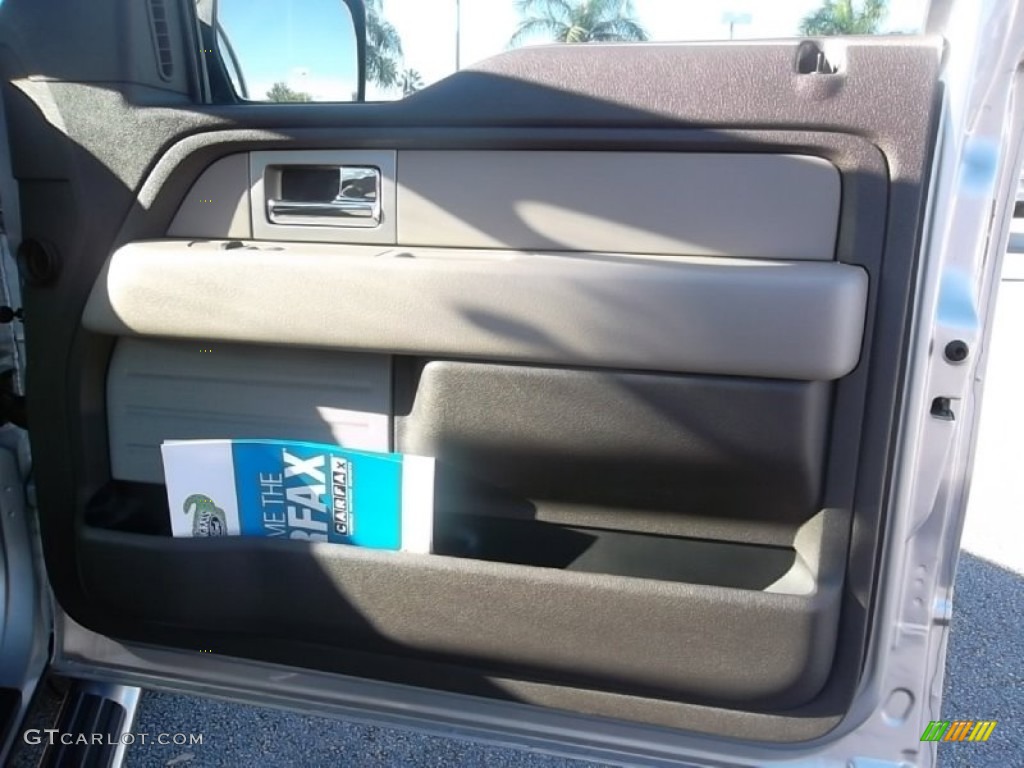 2010 F150 STX Regular Cab - Ingot Silver Metallic / Medium Stone photo #19