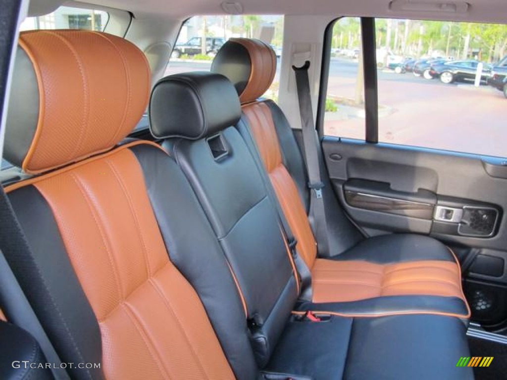 Westminster Jet Black/Tan Interior 2008 Land Rover Range Rover Westminster Supercharged Photo #58997239
