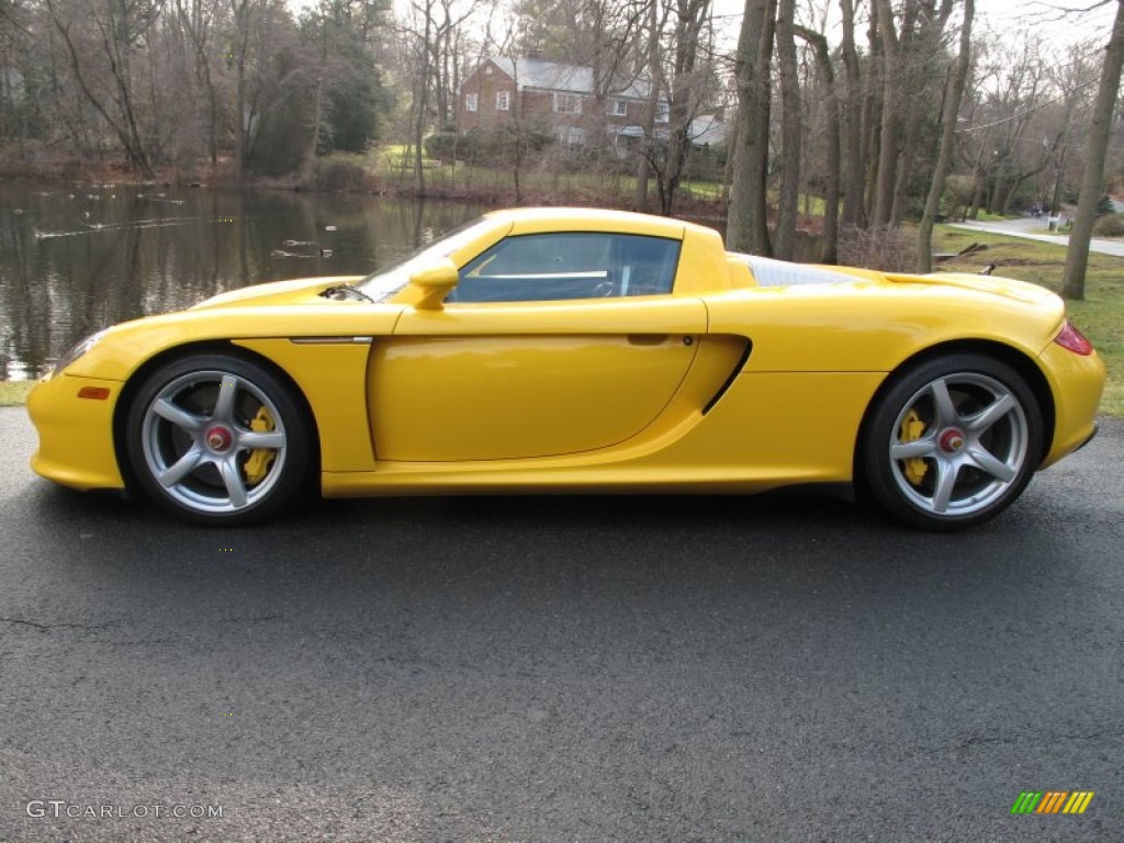 Fayence Yellow 2005 Porsche Carrera GT Standard Carrera GT Model Exterior Photo #58997554