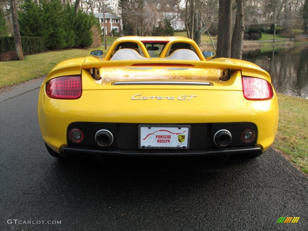 2005 Carrera GT  - Fayence Yellow / Dark Grey Natural Leather photo #5