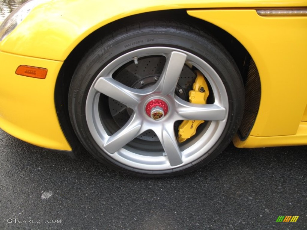 2005 Carrera GT  - Fayence Yellow / Dark Grey Natural Leather photo #9