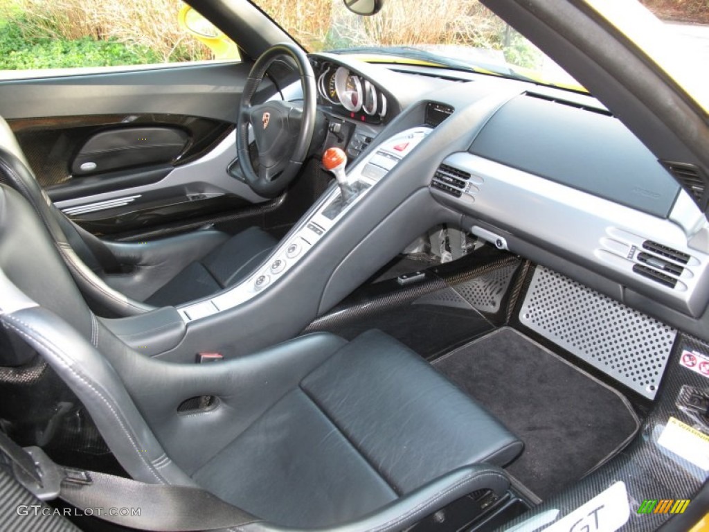 Dark Grey Natural Leather Interior 2005 Porsche Carrera GT Standard Carrera GT Model Photo #58997593