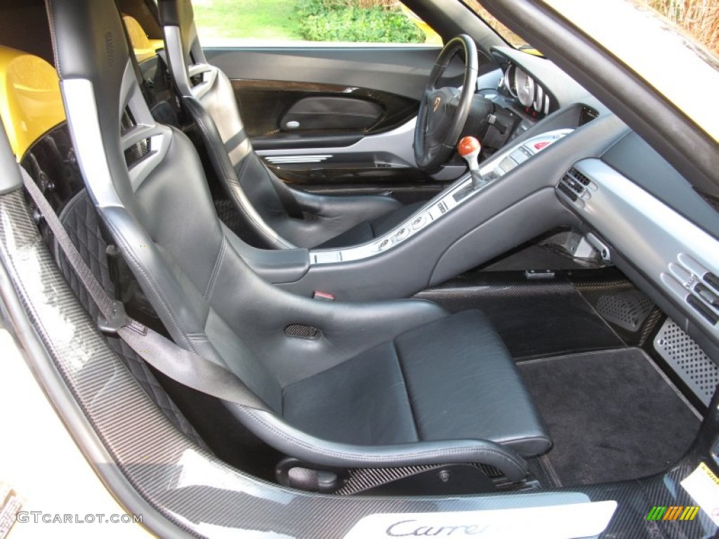 Dark Grey Natural Leather Interior 2005 Porsche Carrera GT Standard Carrera GT Model Photo #58997596