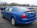 2012 Blue Flame Metallic Ford Fusion SEL  photo #6