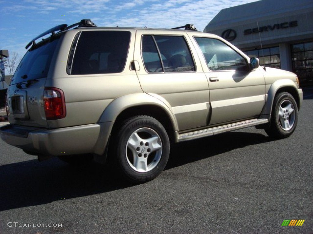 2002 QX4 4x4 - Golden Sand Metallic / Stone Beige photo #4
