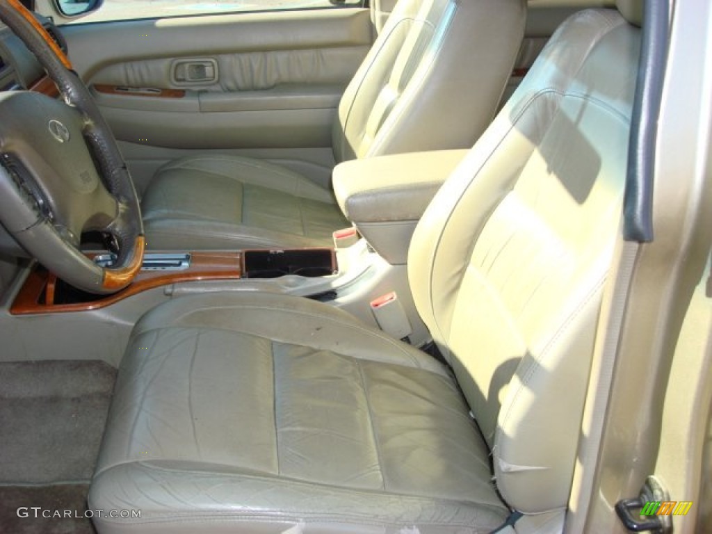 2002 QX4 4x4 - Golden Sand Metallic / Stone Beige photo #8