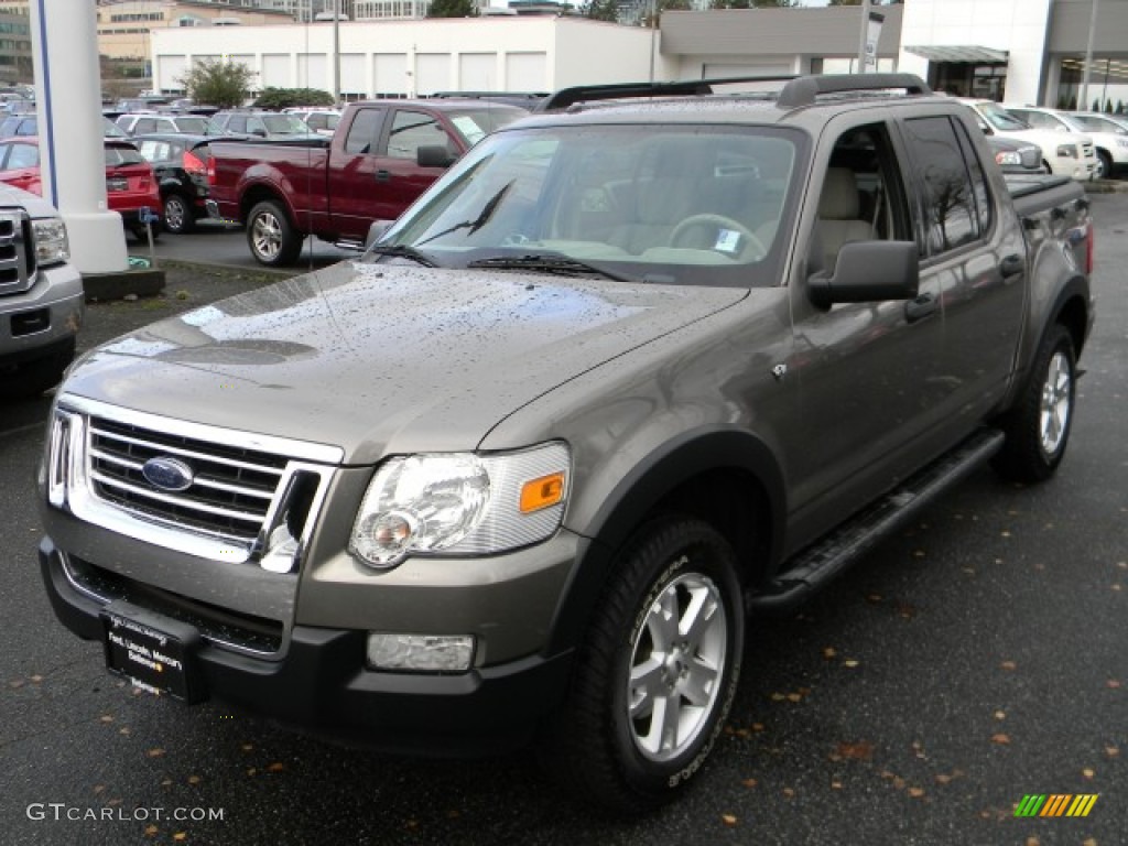 Dark Stone Metallic 2007 Ford Explorer Sport Trac XLT Exterior Photo #58999981