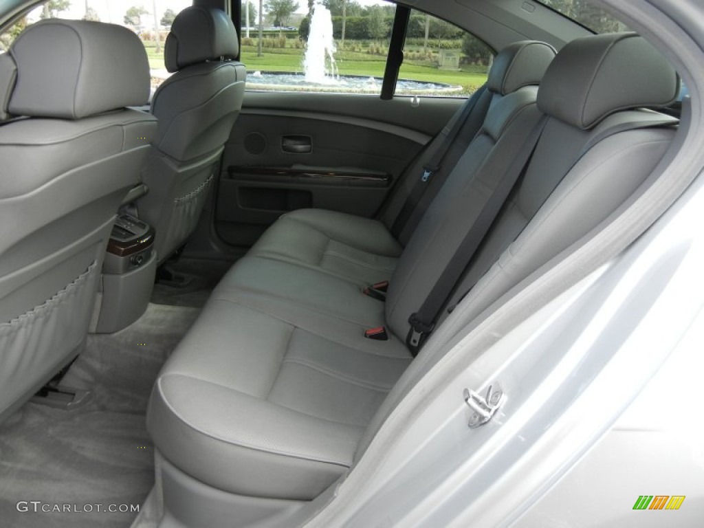 Basalt Grey/Flannel Grey Interior 2005 BMW 7 Series 745i Sedan Photo #59000473