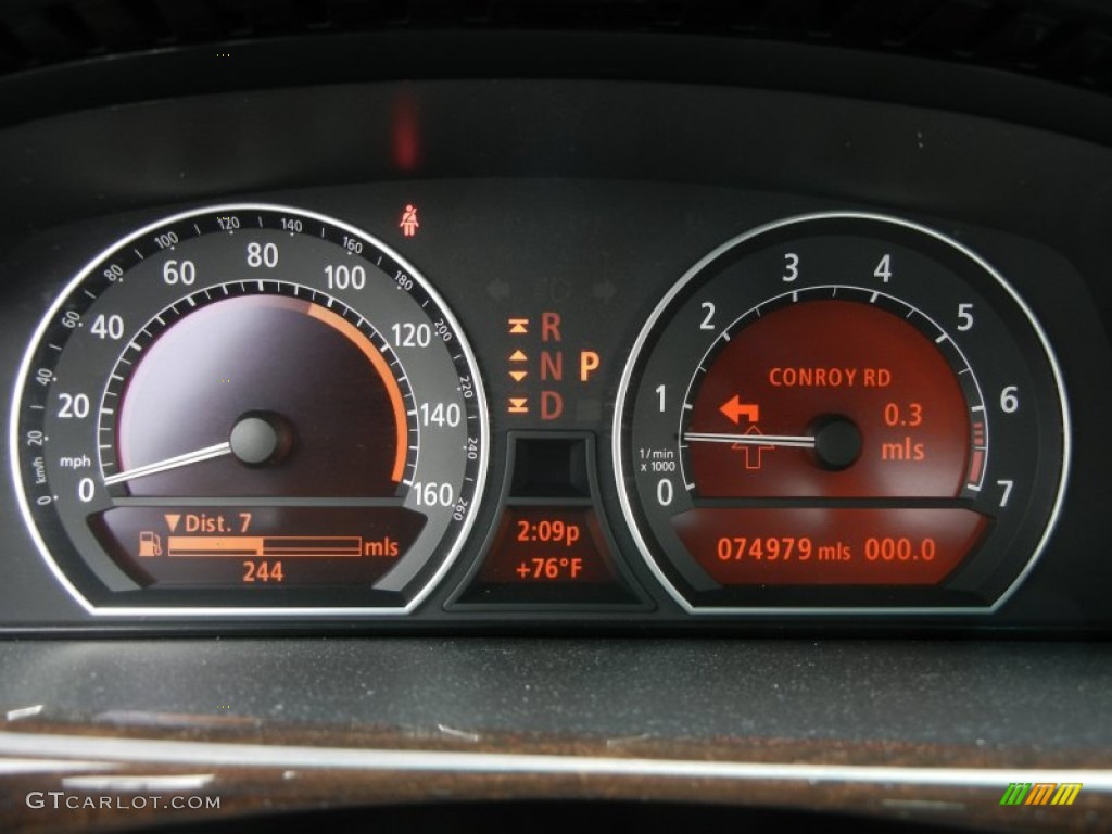 2005 BMW 7 Series 745i Sedan Gauges Photo #59000500