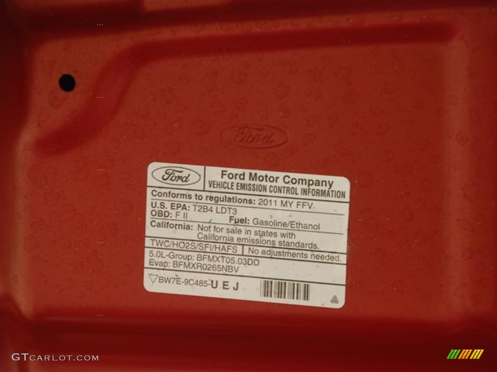 2011 F150 FX2 SuperCrew - Red Candy Metallic / Black photo #21