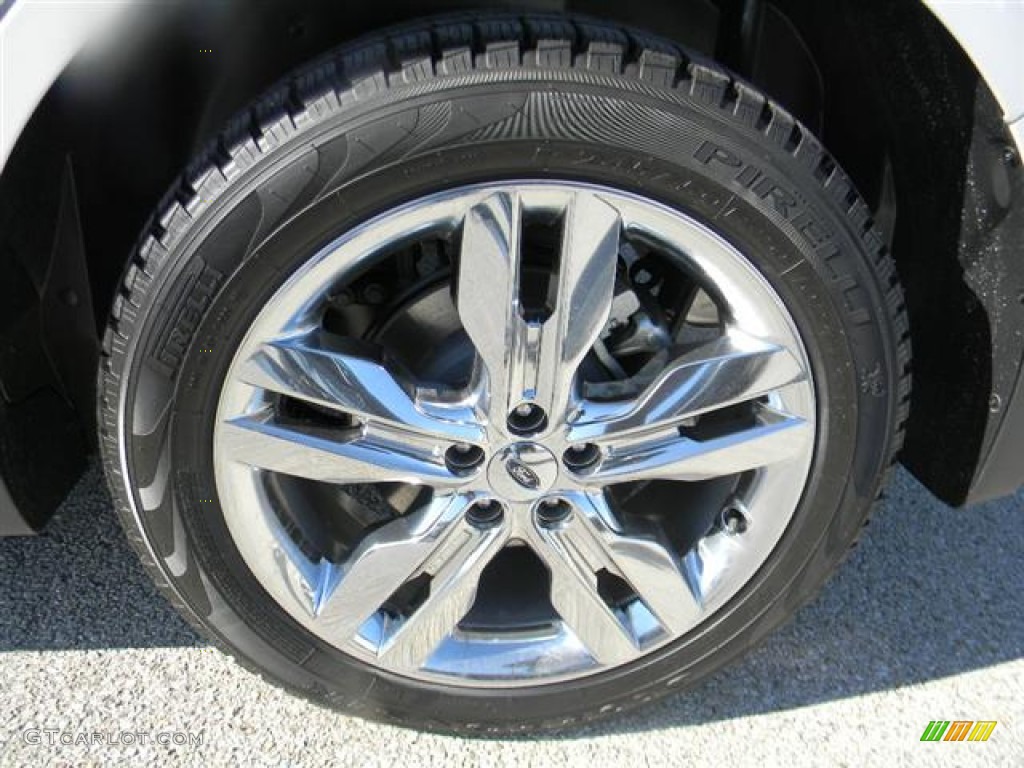 2012 Edge SEL EcoBoost - White Platinum Metallic Tri-Coat / Medium Light Stone photo #9