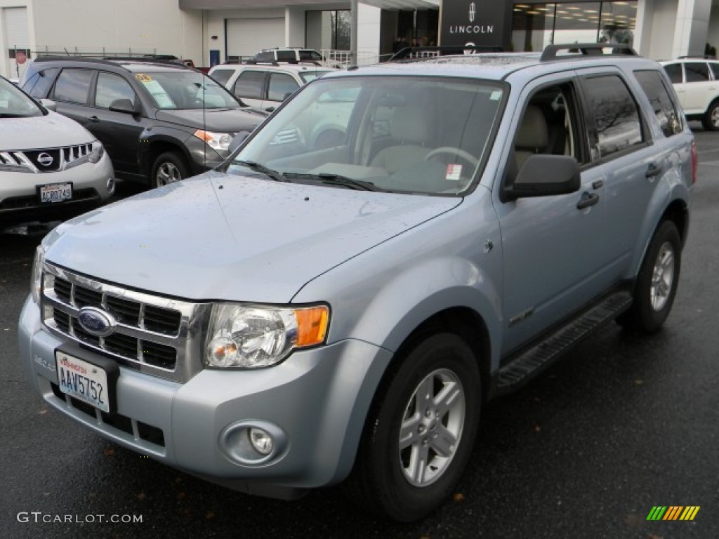 Light Ice Blue Ford Escape