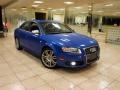 2007 Sprint Blue Pearl Effect Audi S4 4.2 quattro Sedan  photo #1